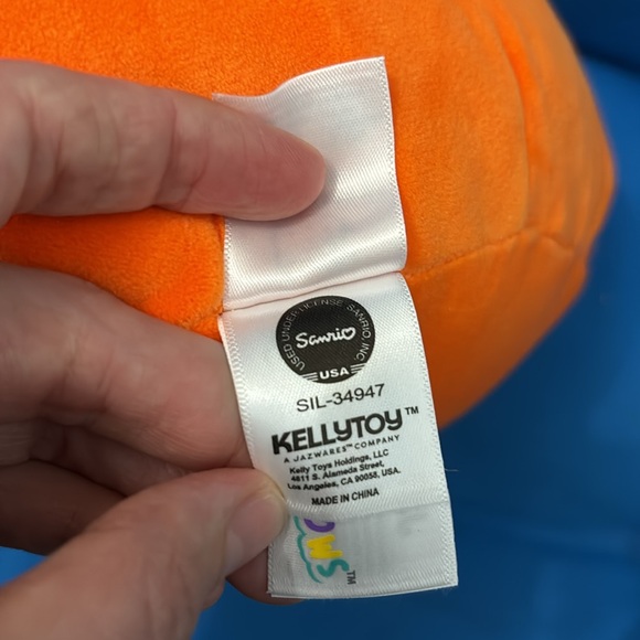 Original SquishMallows Hello Kitty Pumpkin Size 8 “ Inch NWTS - Picture 7 of 10